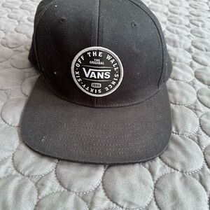 Vans Black Snapback Hat Classic Accessory